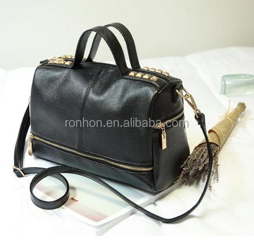 
China Supplier Wholesale PU hand tote bag, fashion hand bag with factory direct supply 