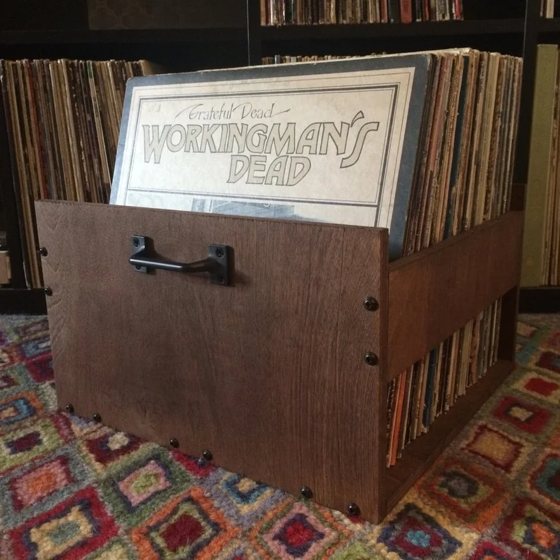 
YG Craft Stained LP Crate (with Customizable Options) 