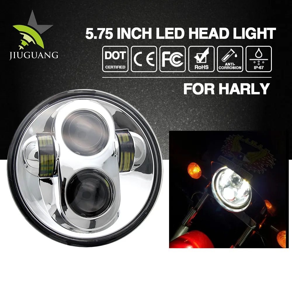 40 Вт 5.75 Inch IP67 Точечный Луч Потока Рабочий Свет Мотоцикл Светодиодные Противотуманные Фары