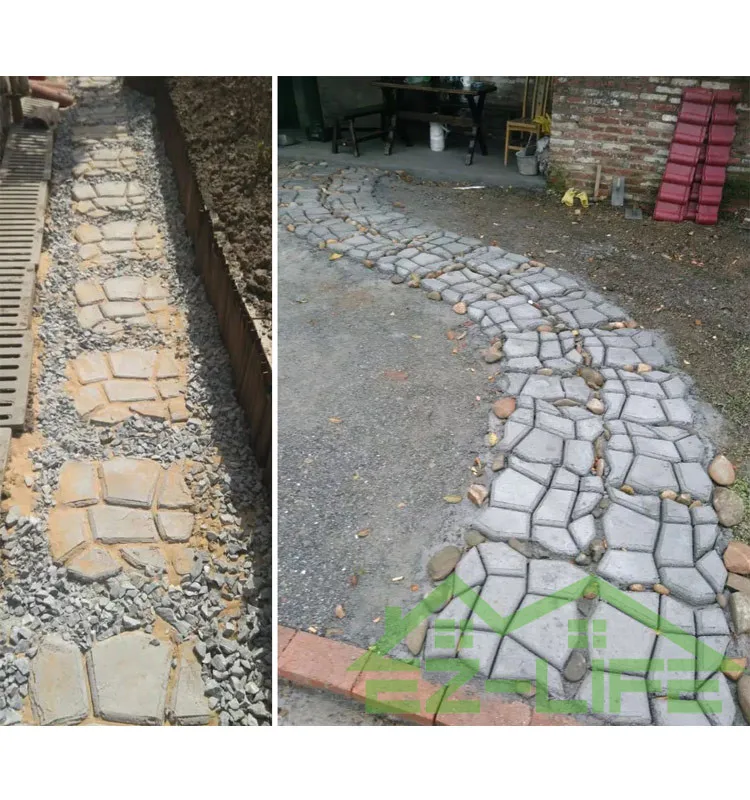 2017 Best Wholesale Concrete Paving stone Mould,DIY your garden and pave ways