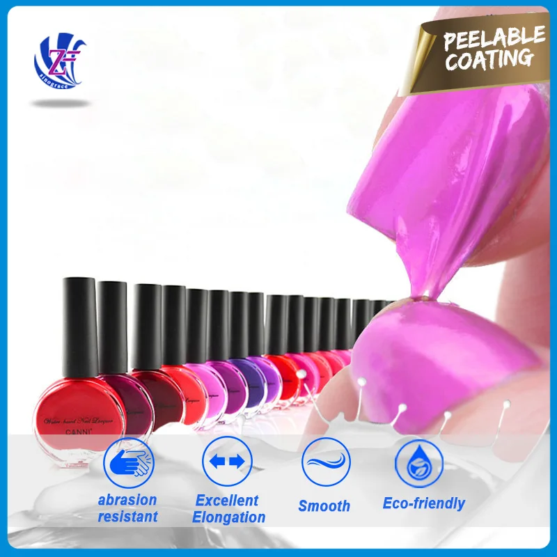 High gloss transparent peelable coating for glass/metal protection PU-206