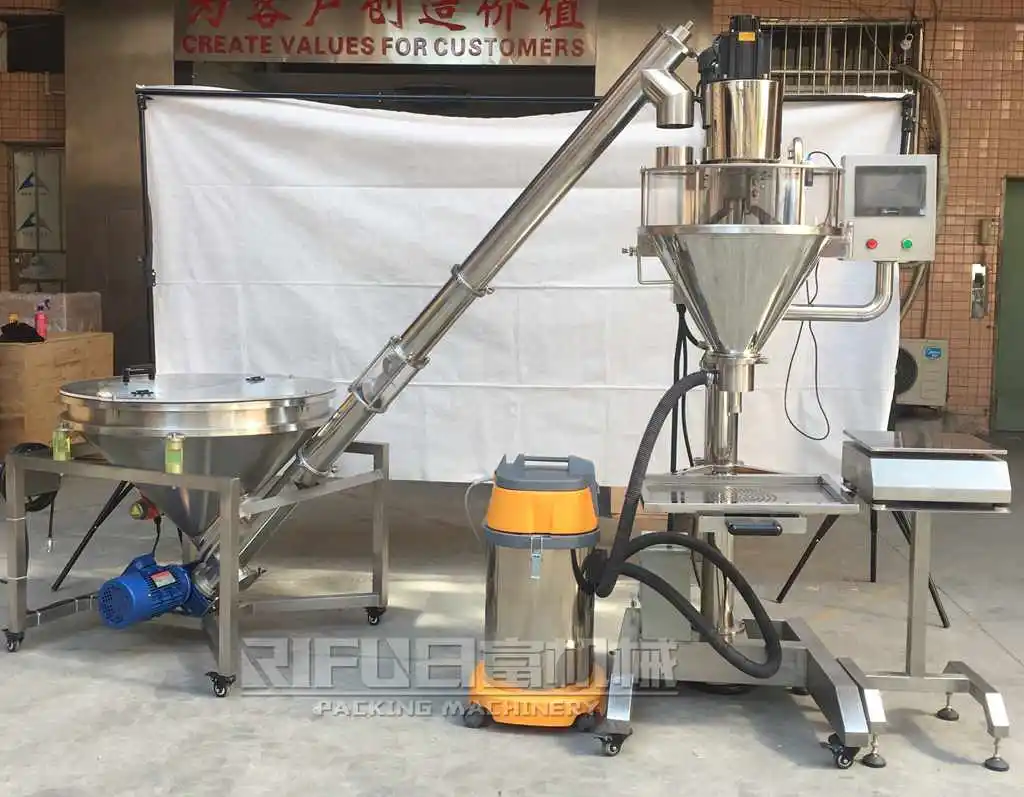 Semi Automatic Micro Dosing / Powder Filling Machine / Auger Filler and Weigher / Screw Conveyor