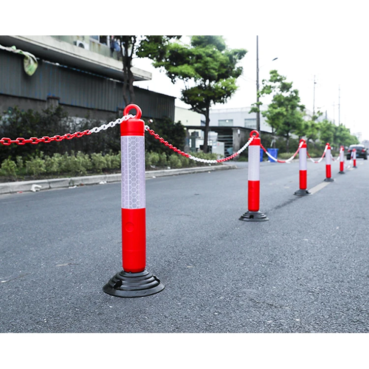 Factory Wholesale Road Barrier Highway T- top Safety Bollard Traffic Warning Bollard Delineator Post