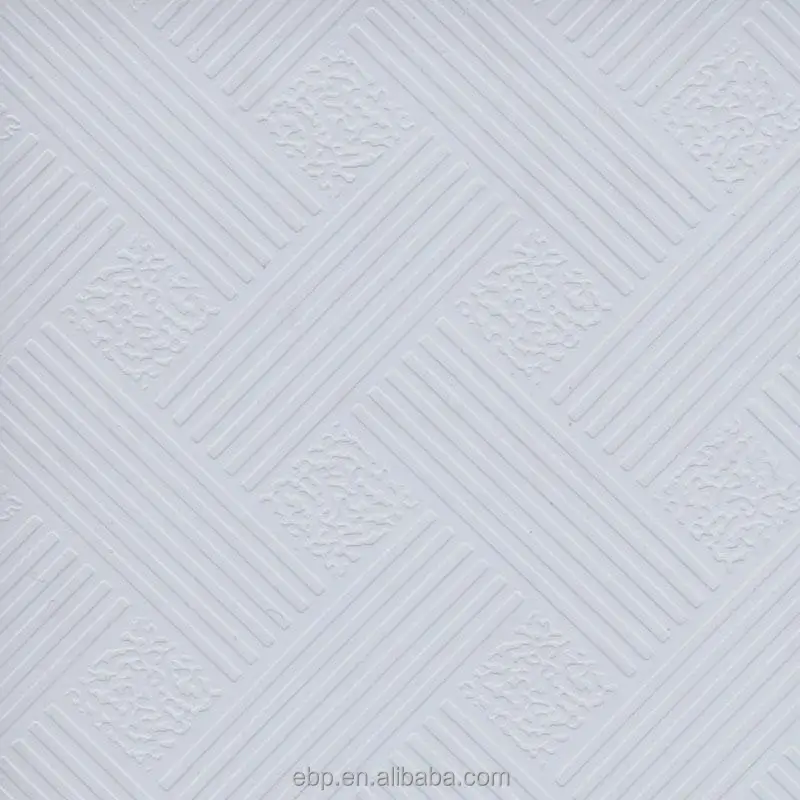 ПВХ-Гипсовая потолочная плитка с подвесной системой