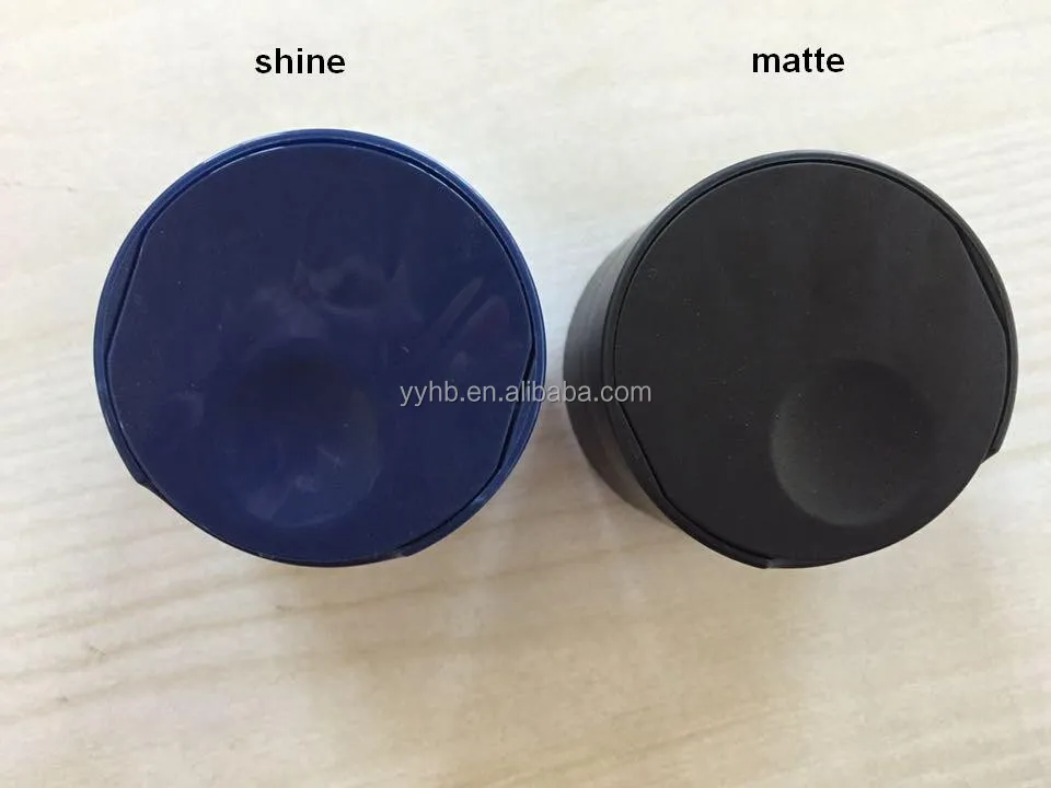 High Quality 24/410 Black Matte Bottle Cap Plastic Disc Press Top Cap Plastic Disc Top Qianqiu Bottle Cap