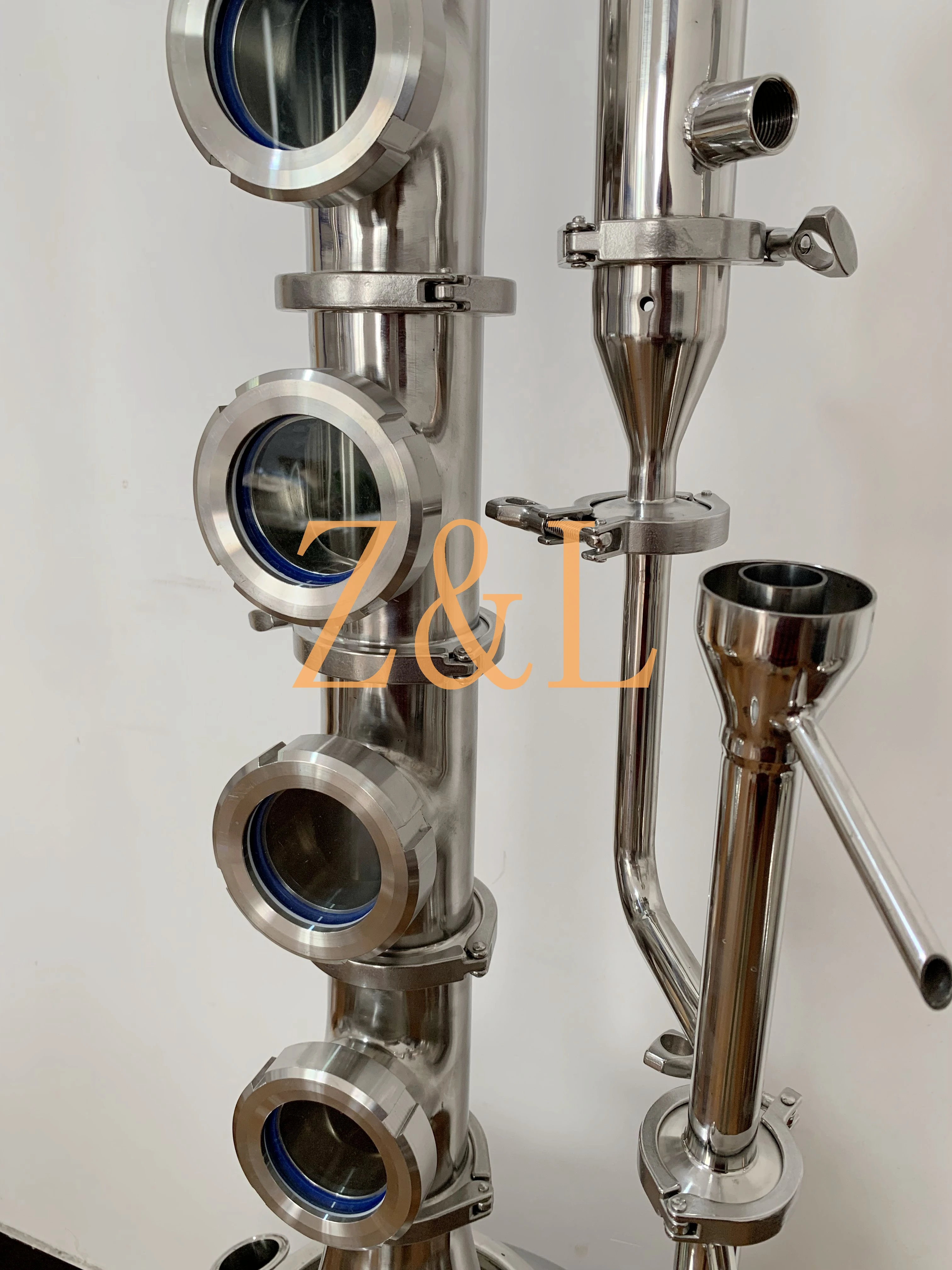 3-дюймовый ss нержавеющая сталь Самогонный аппарат рефлюксный алкоголя ректификационная колонна
