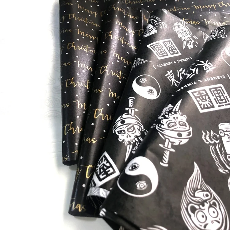 
Brands names wrapping paper custom printed tissue paper for packaging 