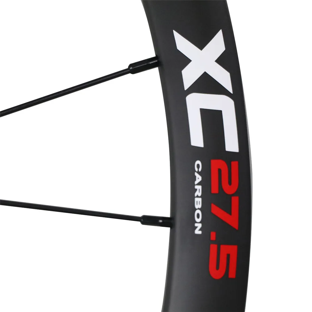 Super light carbon 27.5er mtb wheel,27.5 inch clincher disc wheelset