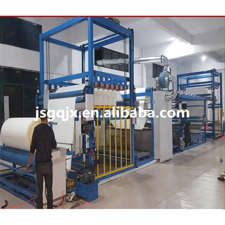 Mesh + sponge flame laminator for shoes material