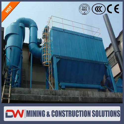 Rotary Drum Dry Rotary Kiln machine use Wet Scrubber Cyclone filter bag pulse Dust Collector Machine