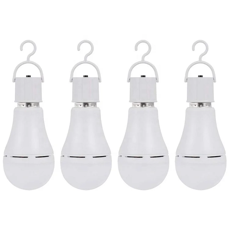 The Best and Cheapest 5W 7W 9W 12W 15W E27 85-265V Saving Energy LED Intelligent  Rechargeable Emergency Light Bulb