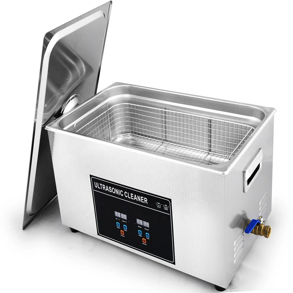 CJ-100S 30L 600W Optional digital ultrasonic cleaner  for auto parts/hardware parts/tools/fuel injector cleaning