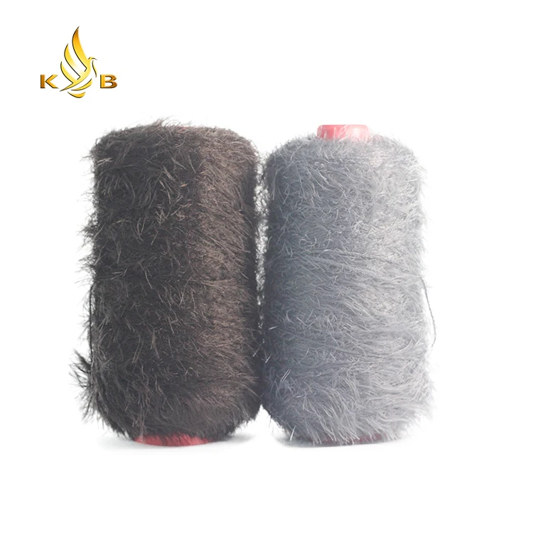 100% nylon feather fancy yarn for knitting machine