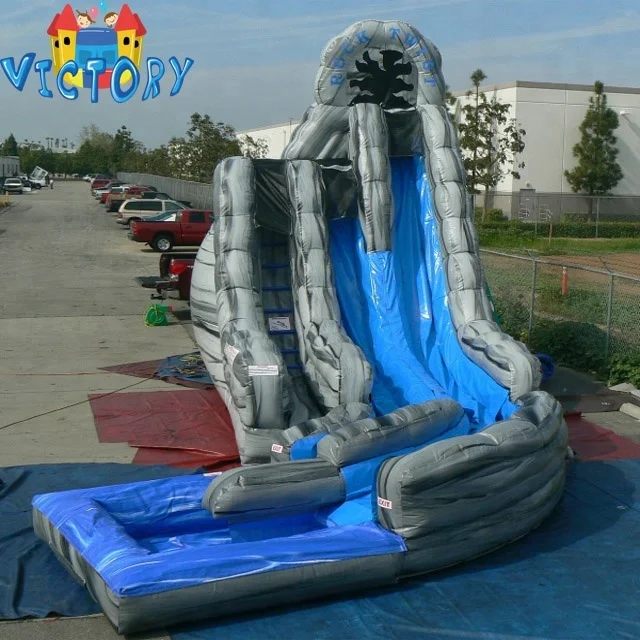 2020 Happy zoo park china juegos adult inflables giant inflatable water slide for sale