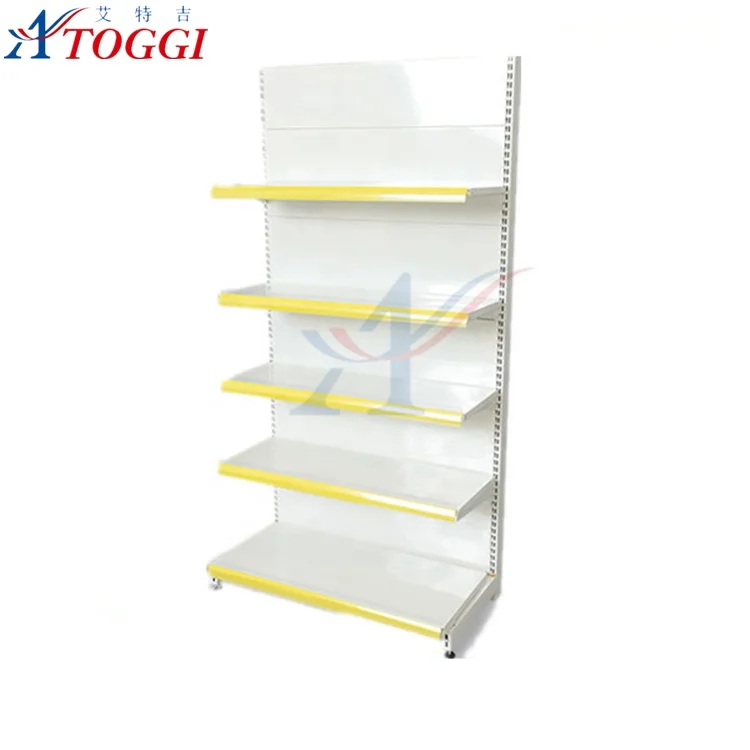 durable supermarket cosmetic steel shelves rack