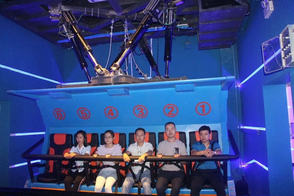 9d VR Cinema 24 seats Top-dome Flying Cinema Ride Six-DOF Platform Motion Simulator