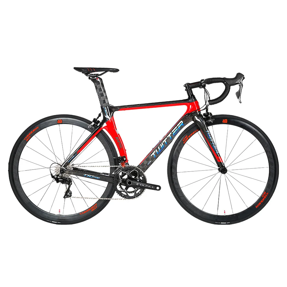 Newest bicycles grupos set 105 22 speed 700C Complete Aero racing carbon fiber road bike