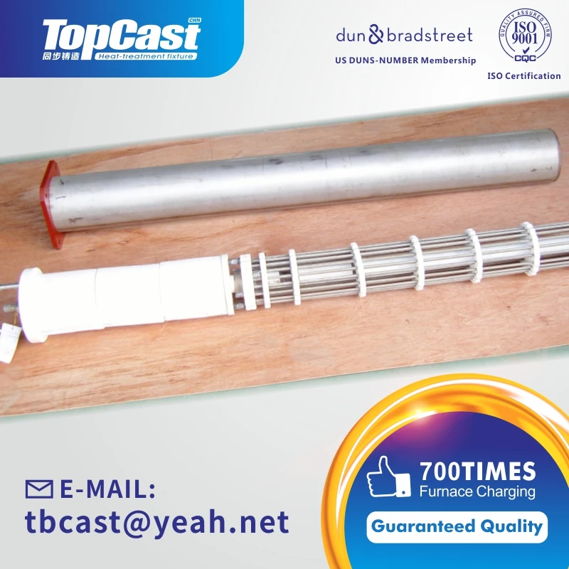 
alloy steel cast iron fabrication radiant tube 