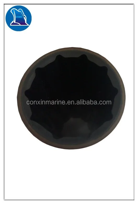 High quality marine water lubricated rubber shaft sleeve type brass bearing