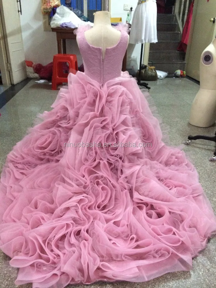 NW1145 Generous Wedding Party Formal Flower Girl Dresses Baby Pageant Gown Custom