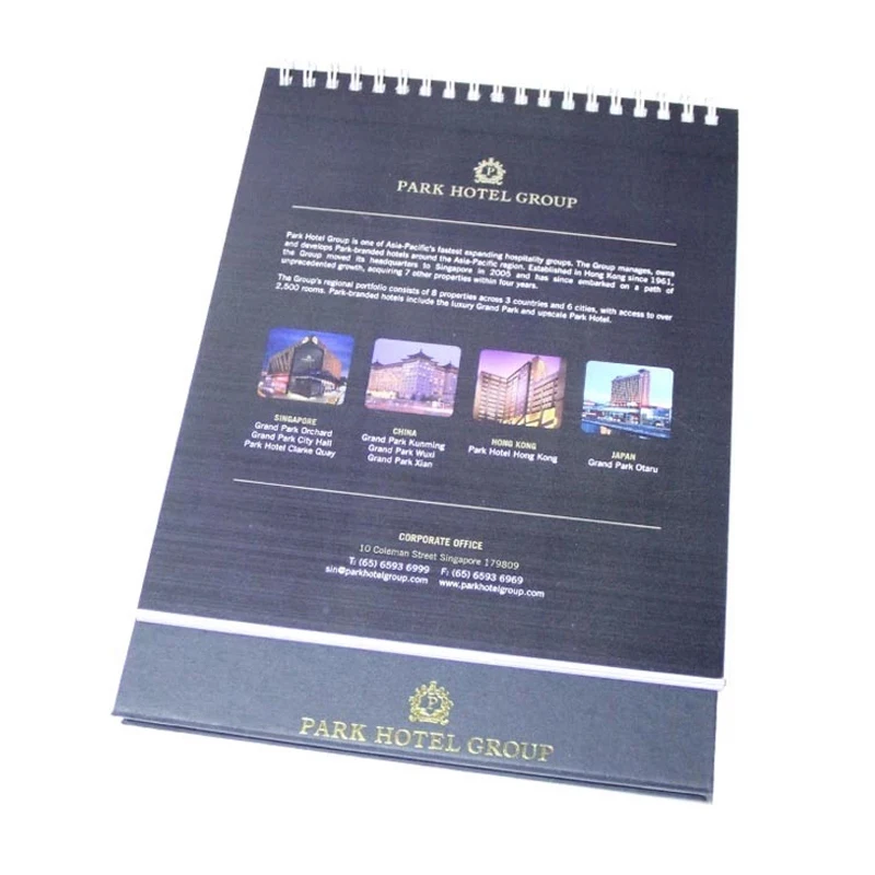 
 Custom Printing Tear Off Spiral Binding Desk Calendar  