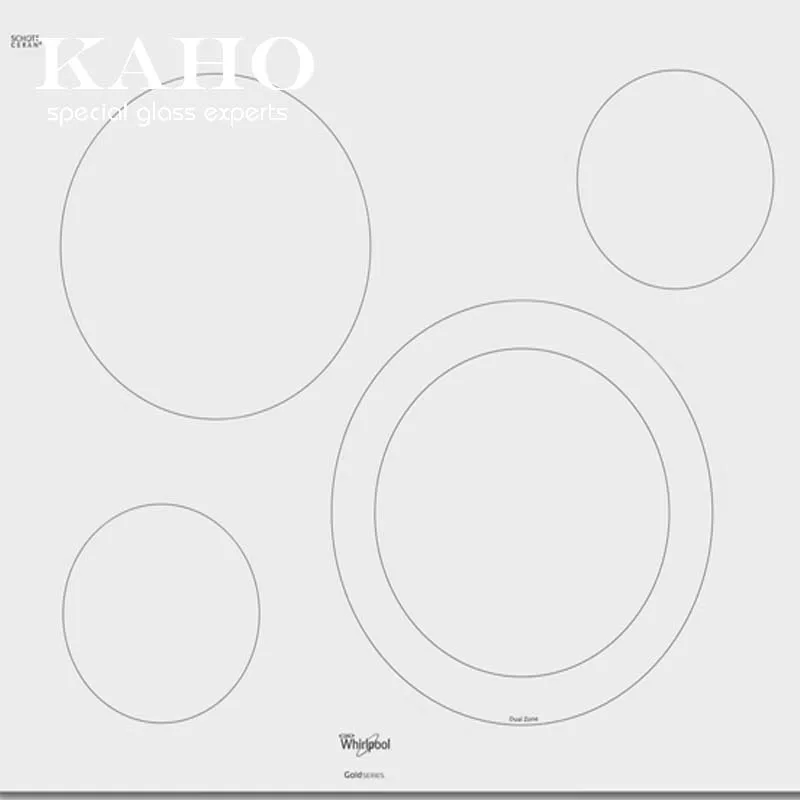 Ceramics heat proof glass for the induction cooker