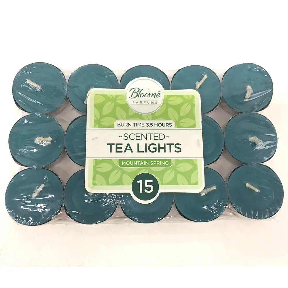 Cheap Price Hand Poured Scented Paraffin Wax Candle Tealight Home Decoration Aromatherapy Pillar Multi-colored