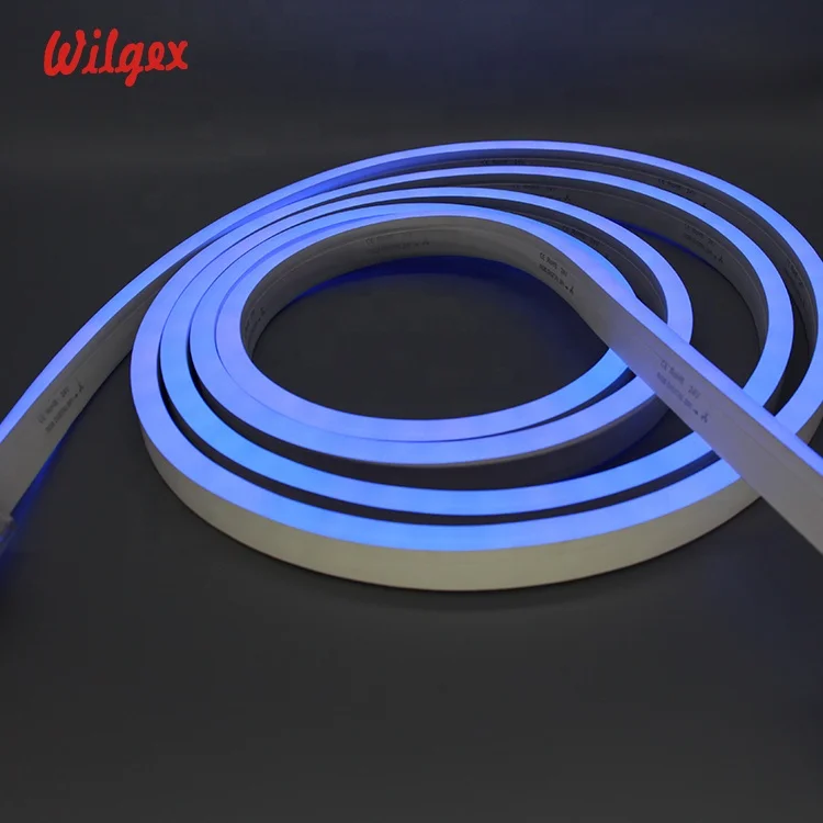 China Supplier Swimming Pool Lights 10x20mm PWM RGB 5050 Sign Custom DMX IP68 Tube Strip Ultra Thin Outdoor Linear LED Neon Flex