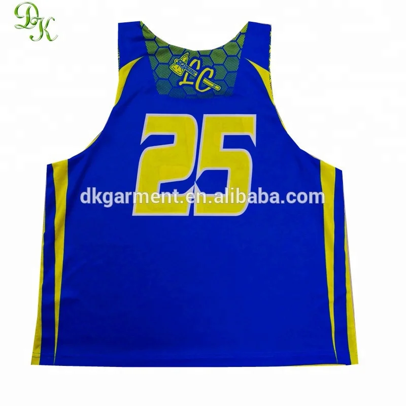 
reversible lacrosse jersey customized sublimation printing design 