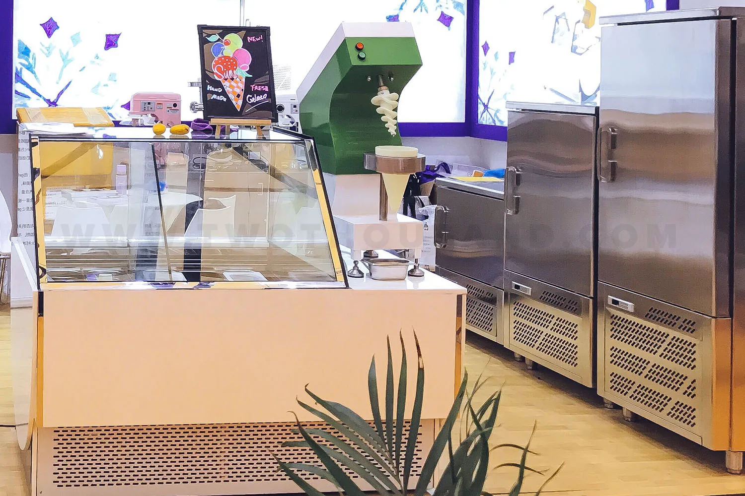 CE 10 Years Lifetime 5 Pans Gelato Ice Cream Blast Chiller Freezer