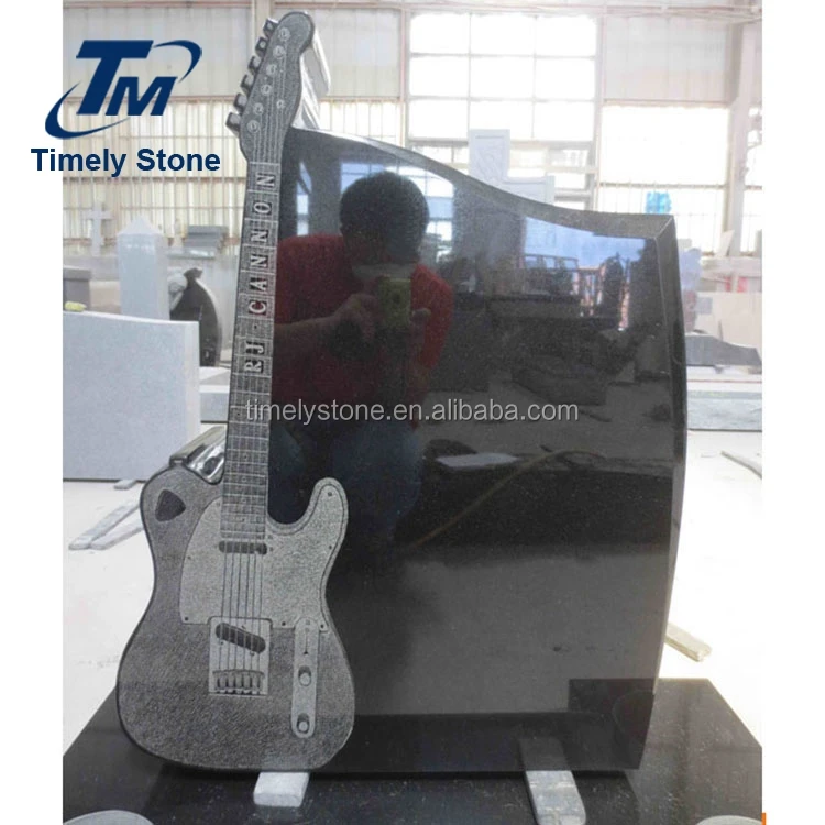 
New design granite guitar headstones/monuments 