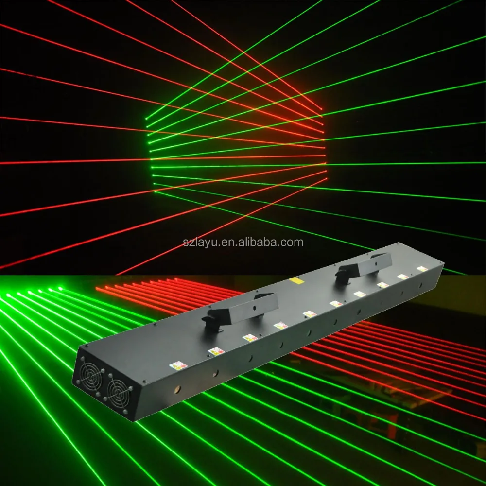 10 head professional DMX512 RGB laser array for club,laser show,stage,live show