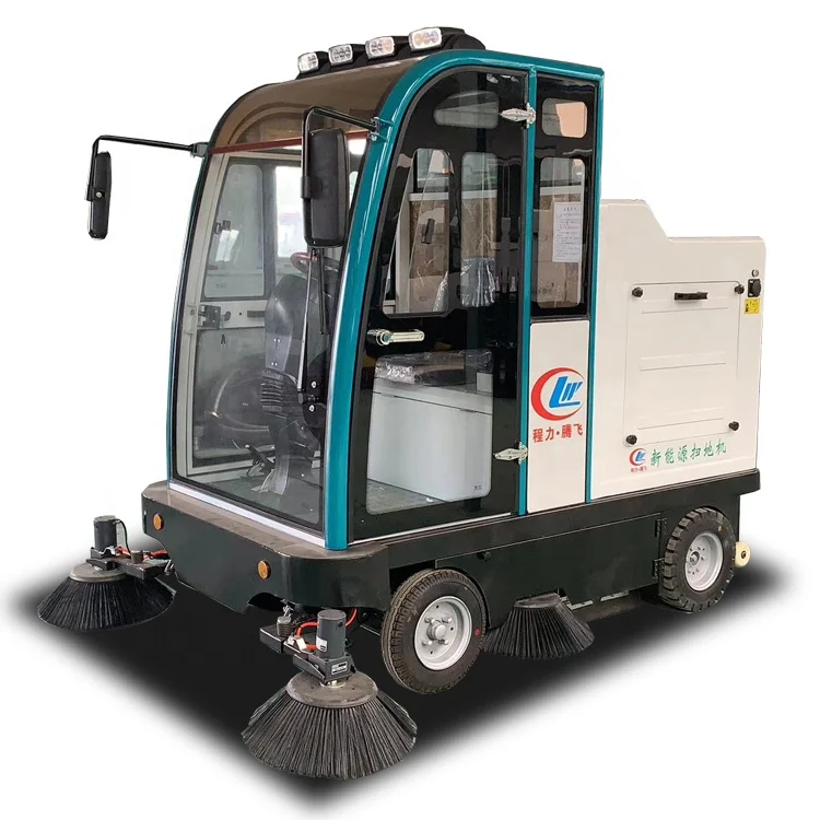 Indoor/Outdoor electric road sweeper machine