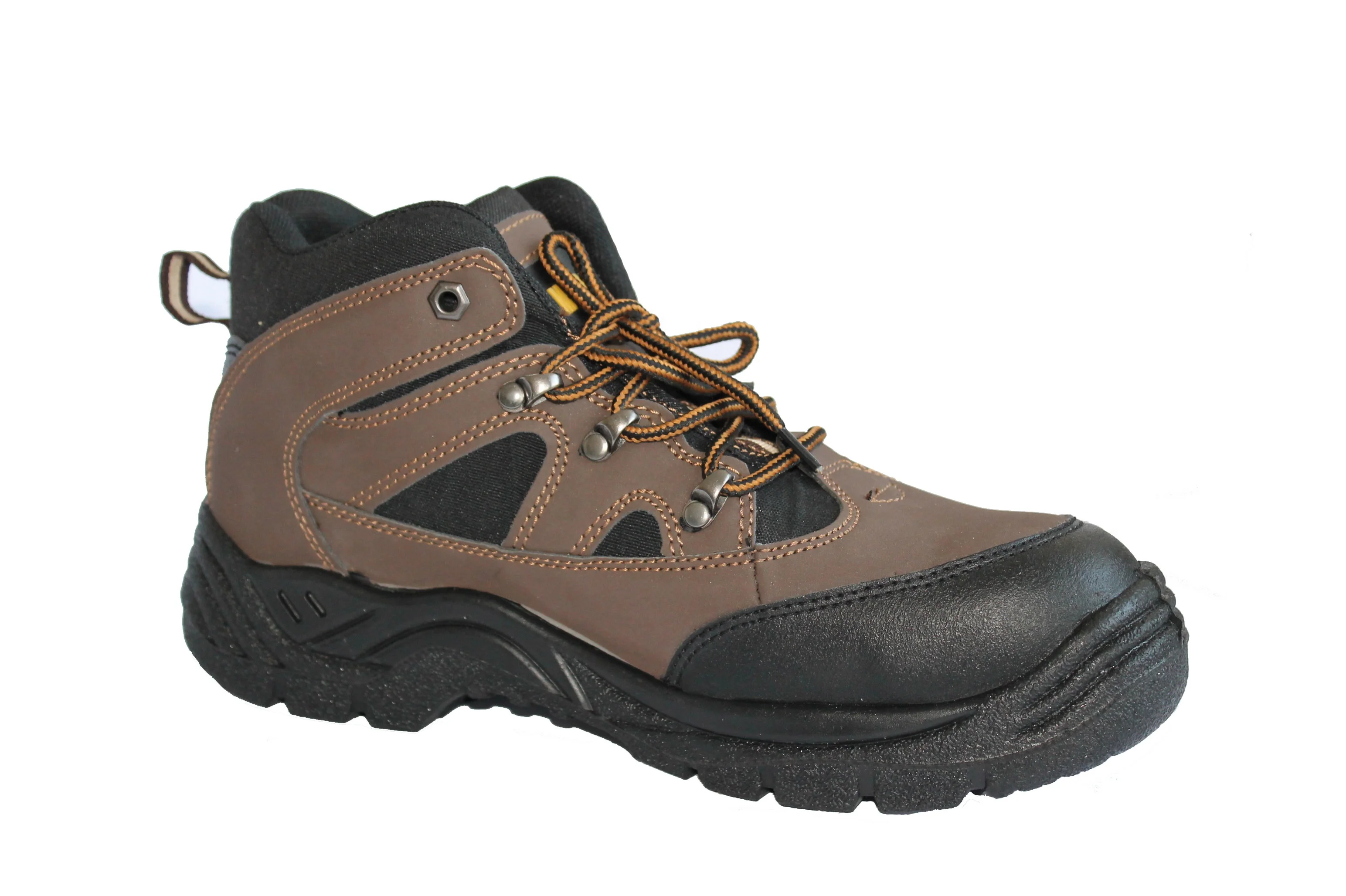 high quality work safety shoes protective lace-up woodland men suede safety shoes