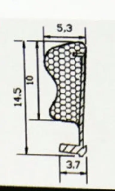 Foam PU weather strip / sponge seal / Qlon seal...