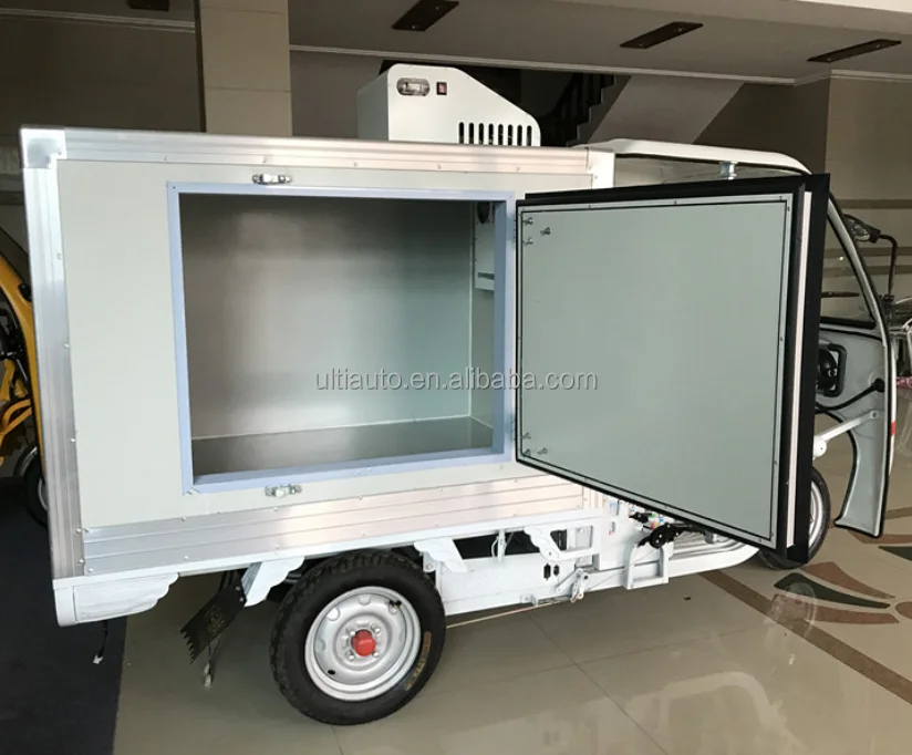 Electric Three Wheels food delivery veichle