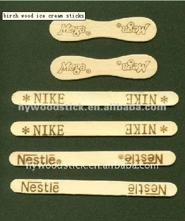 Food grade natural Factory Ice Cream Spoon Wooden Ice Cream Spoon & Stacks Wood Eco-friendly