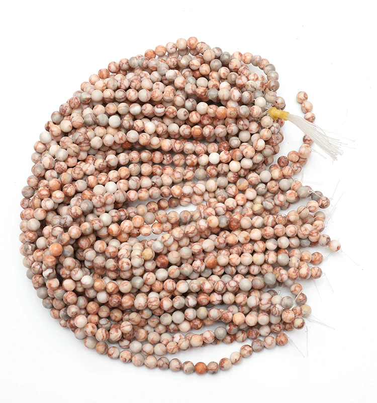 Natural Gemstone Loose Beads Polished Round Crystal Quartz Energy Healing Power Stone Beads String Set For Jewelry Making DIY