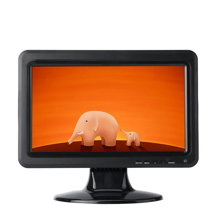 Desktop Monitor TV 12 inch LED Television DC 12V LCD TV With AV TV USB VGA Input