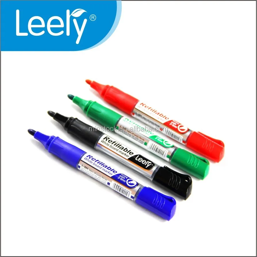 New cap with clip refillable whiteboard marker LEERY brand