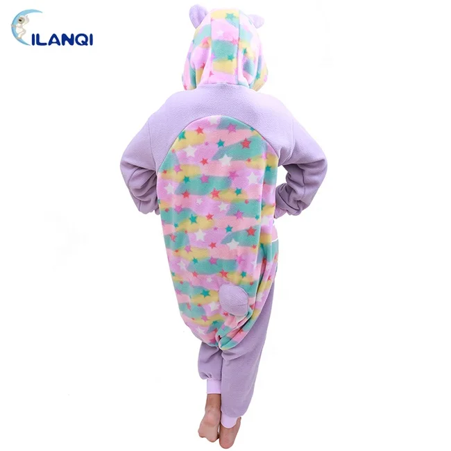 
High Quality Plus Size Polar Fleece Animal Pajamas Star Panda Onesie For Adults 