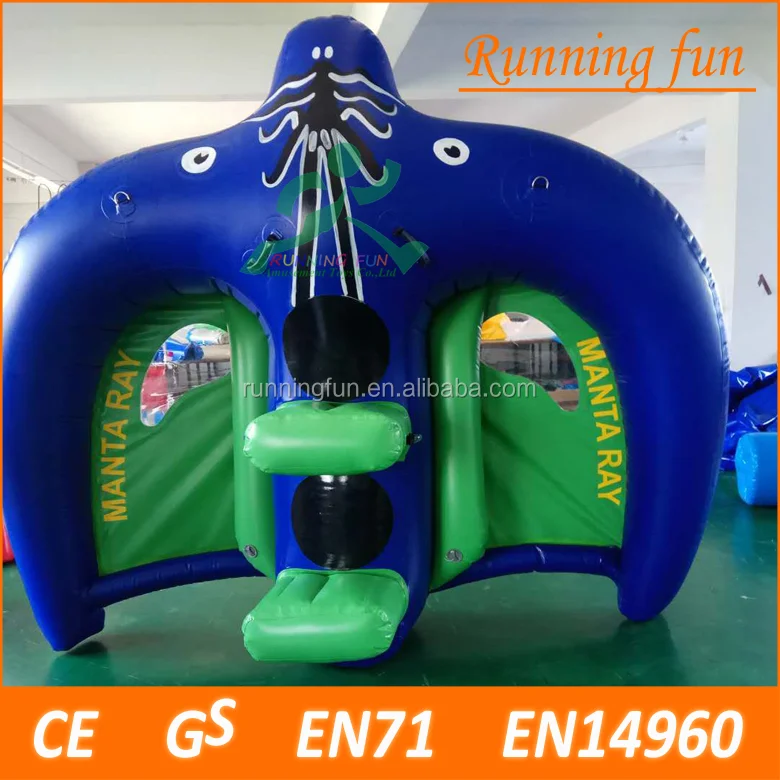Inflatable Manta Ray Flying Towable Watercraft, Inflatable Flying Fish Water Game Toys
