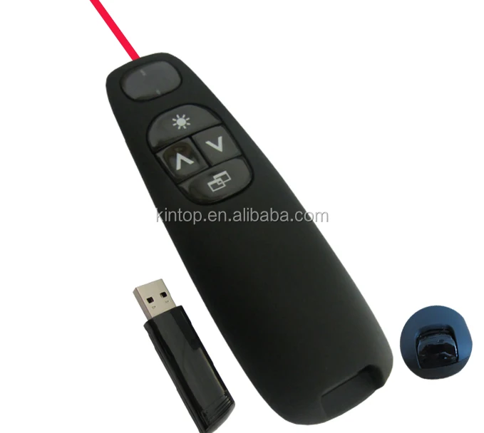 Wholesale USB wireless laser presenter high quality  powerpoint presentation presenter with laser pointer for teaching speeching