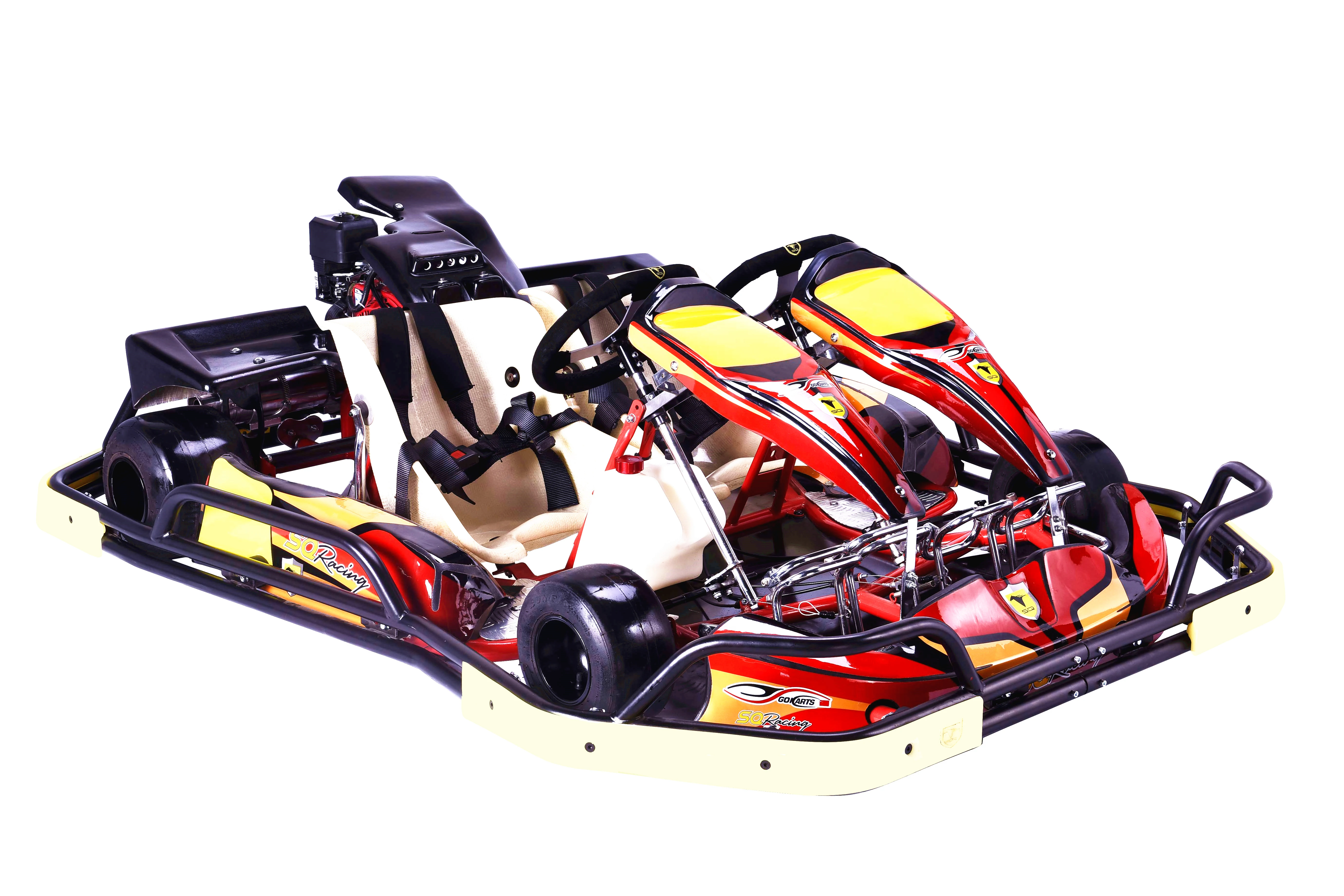 Best-selling china 200cc/270cc/390cc go kart/karting with two seats for sale