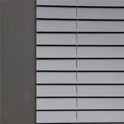 Grey decorative wooden folding shutters are more durable and durable