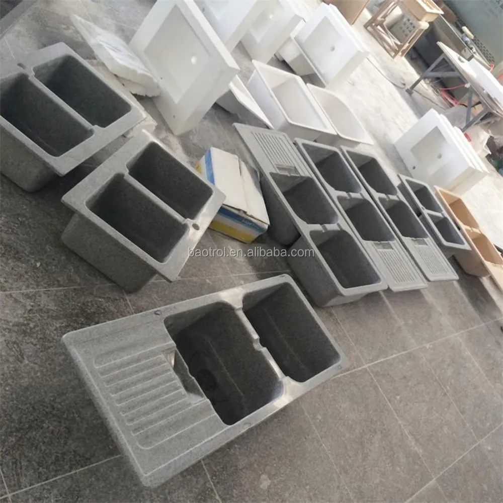 Artificial stone Kitchen Sink, Stone Undermount Sink, Italian acrylic Kitchen Sink