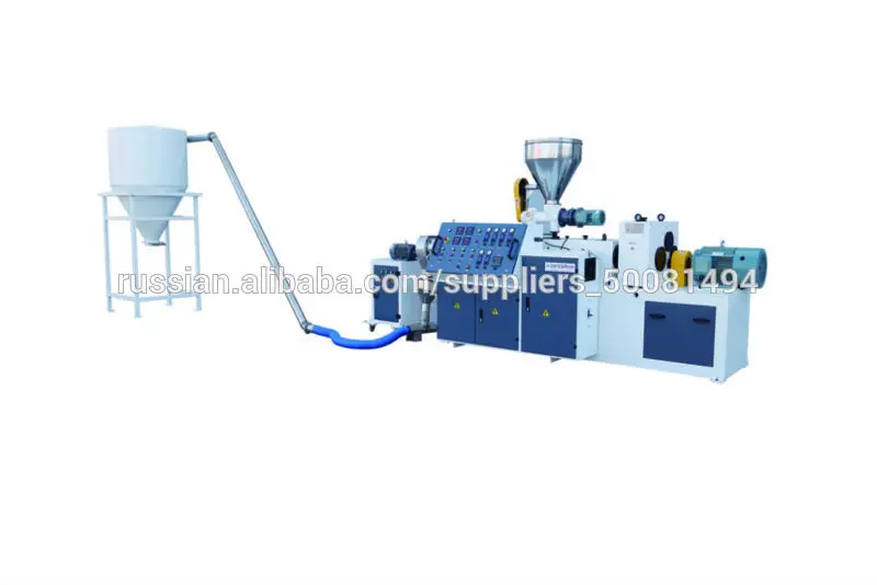 Sjsz65/132 конические двухшнековые пвх гранулирования экструдер