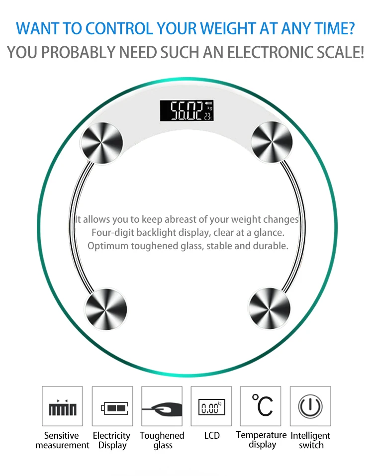 
Household Electronic Personal weight scale Digital Scale 