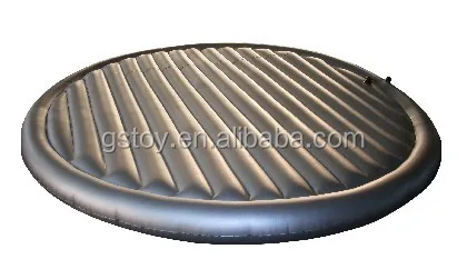 
customized bedroom furniture round shape inflatable water bed 