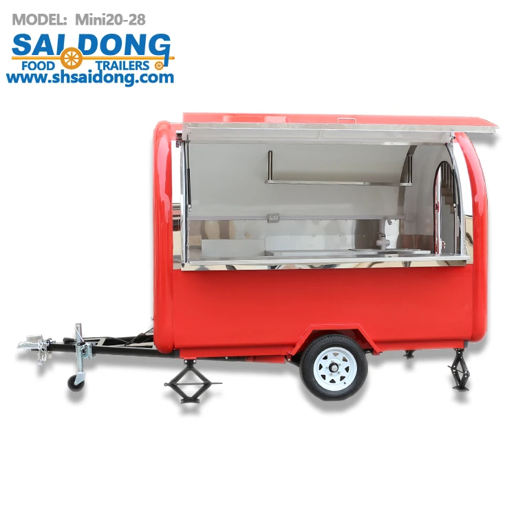 China Suppliers Towable Hot Dog Ice Cream Truck Food Trailer